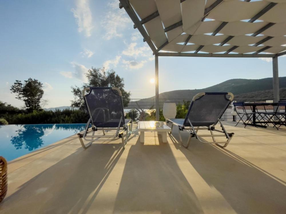 Zidanos Luxurious Sea Front Villa Marandokhórion Eksteriør bilde