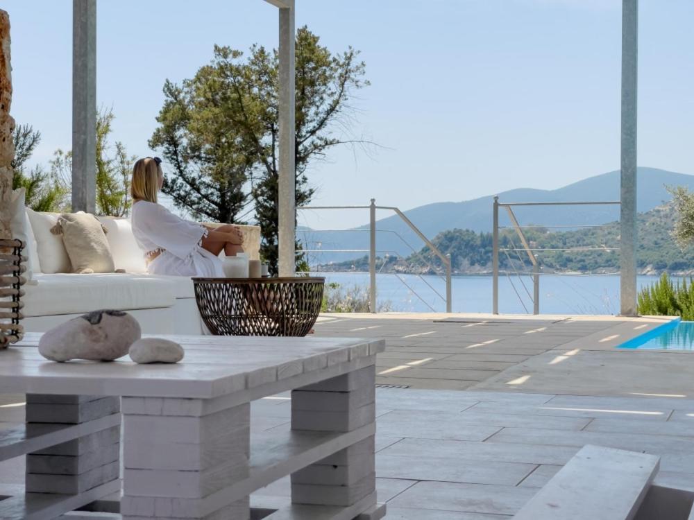 Zidanos Luxurious Sea Front Villa Marandokhórion Eksteriør bilde