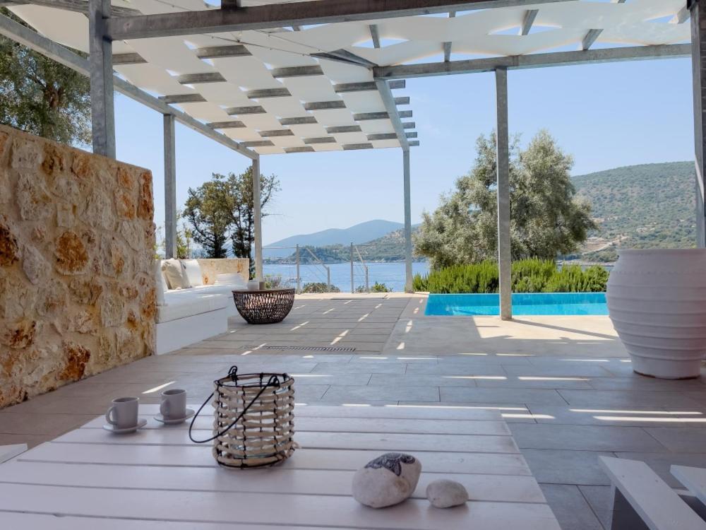 Zidanos Luxurious Sea Front Villa Marandokhórion Eksteriør bilde