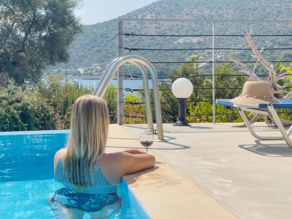 Zidanos Luxurious Sea Front Villa Marandokhórion Eksteriør bilde
