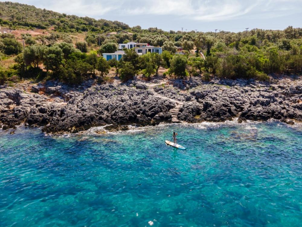 Zidanos Luxurious Sea Front Villa Marandokhórion Eksteriør bilde